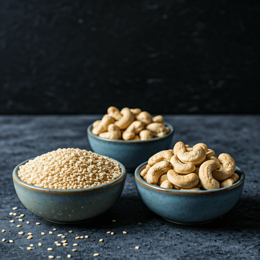 Sesame Seeds & Cashew Kernels